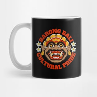 Barong Bali Cultural Pride, Retro Shirt, Vintage Shirt, Balinese Mug